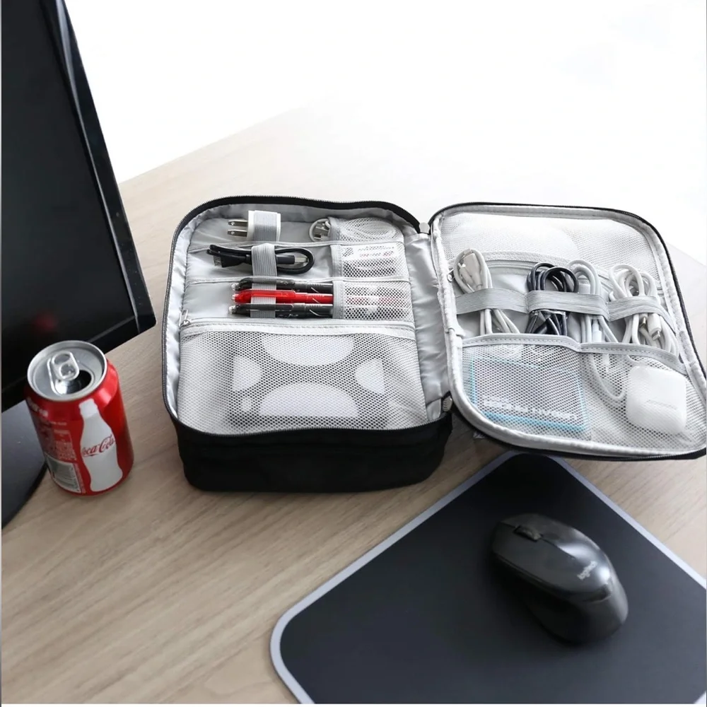 Electronic Organizer Travel Cable Organizer